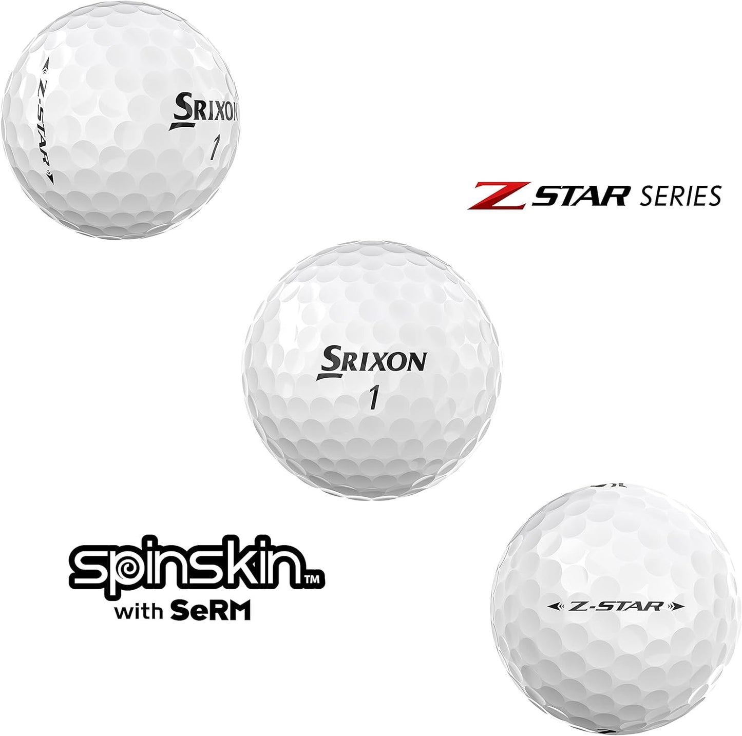 Srixon Z Star White Golf Balls (12