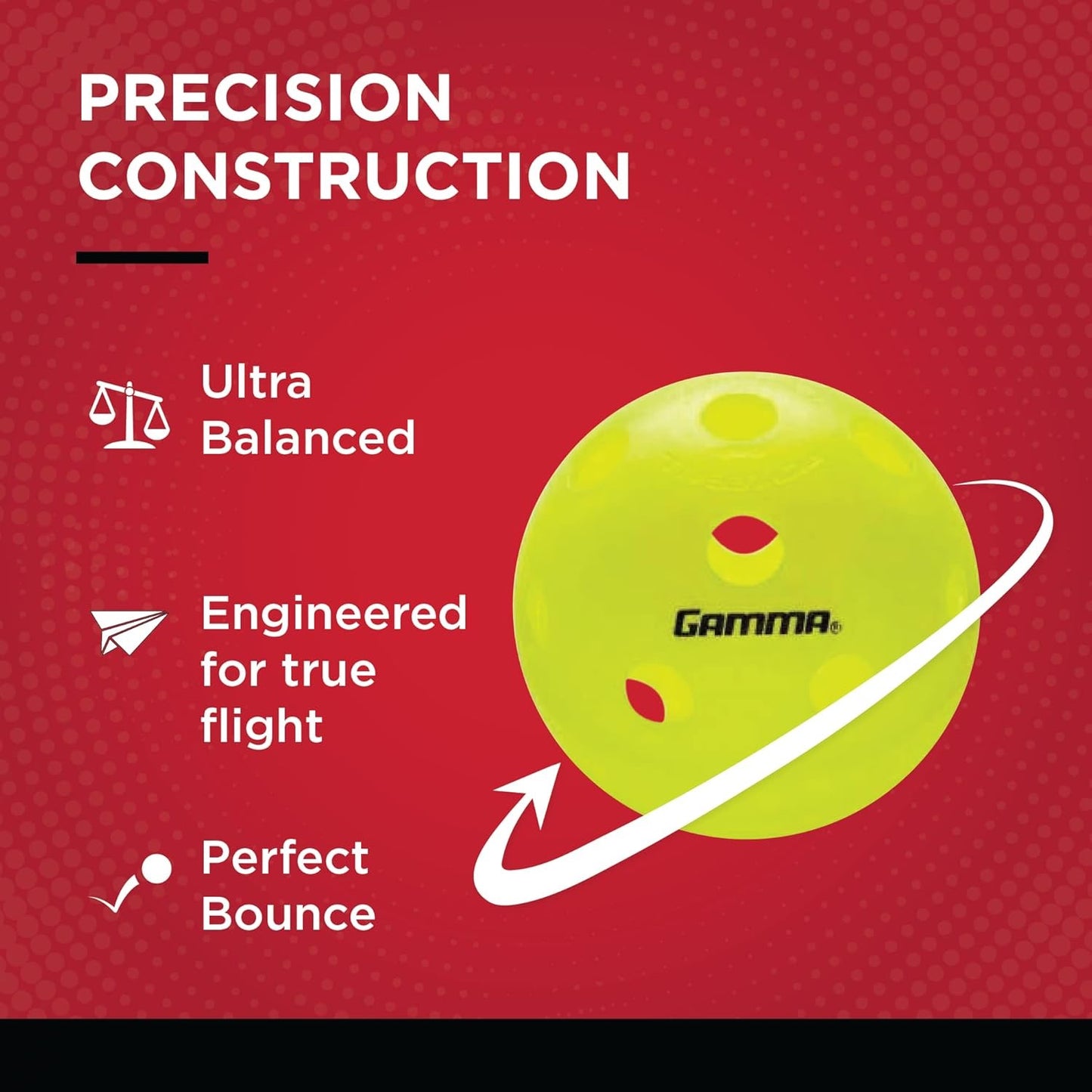 Gamma Photon Indoor Pickleball Balls (6 Balls)