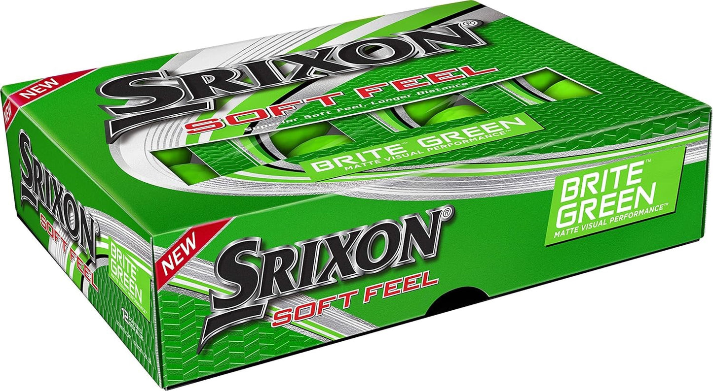 Srixon Soft Feel Golf Balls Brite Green (12)