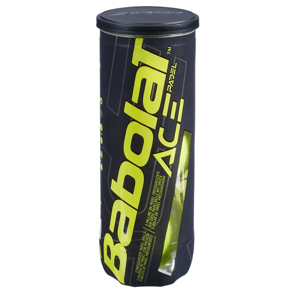 Babolat Ace Padel Balls (1 Tin 3 Balls)