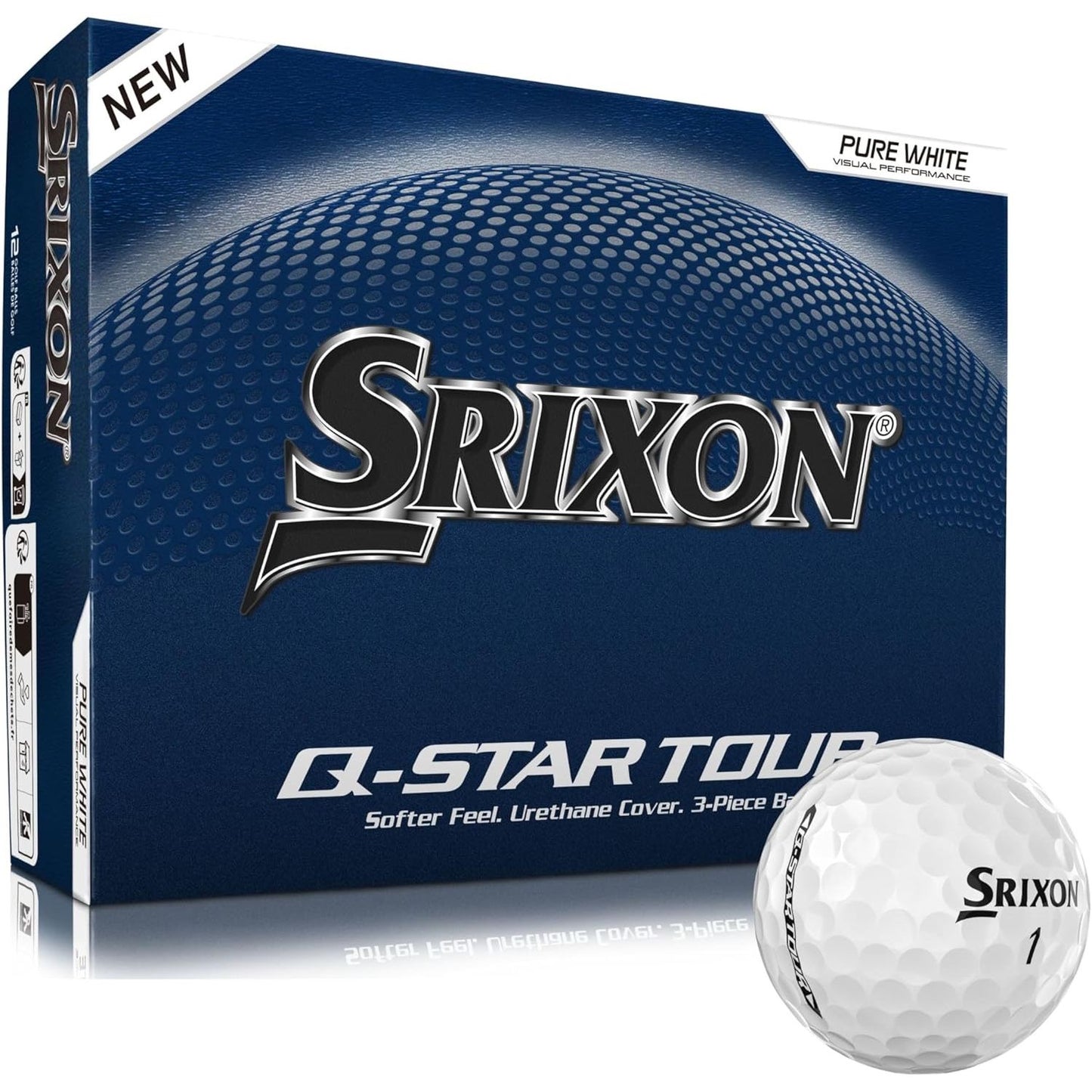 Srixon Q-Star Tour White Golf Balls (12)