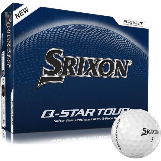 Srixon Q-Star Tour White Golf Balls (12)