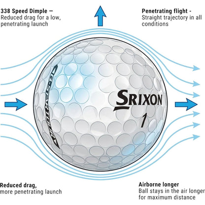 Srixon Q-Star Tour White Golf Balls (12)