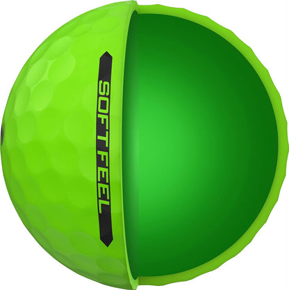 Srixon Soft Feel Golf Balls Brite Green (12)