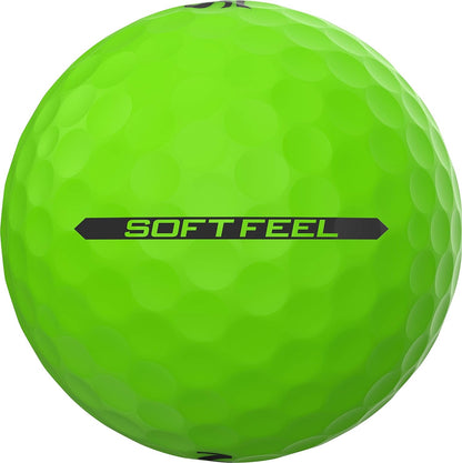 Srixon Soft Feel Golf Balls Brite Green (12)